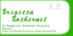 brigitta rothermel business card